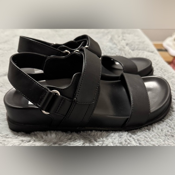 Dolce Vita Black Sandals Adjustable Straps - Picture 3 of 4
